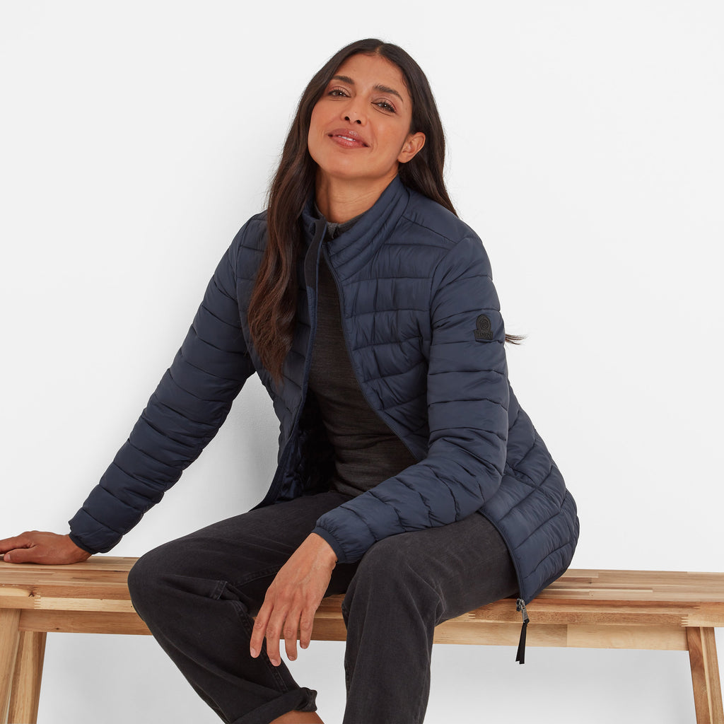 Gibson Womens Insulated Padded Jacket - Dark Indigo - Image 5