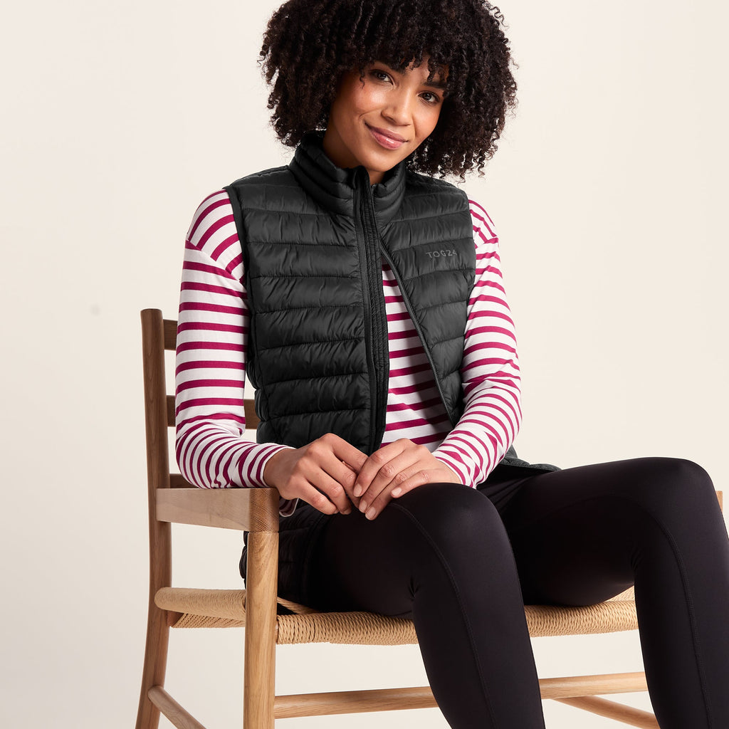 Gibson Womens Insulated Padded Gilet - Black - Image 4