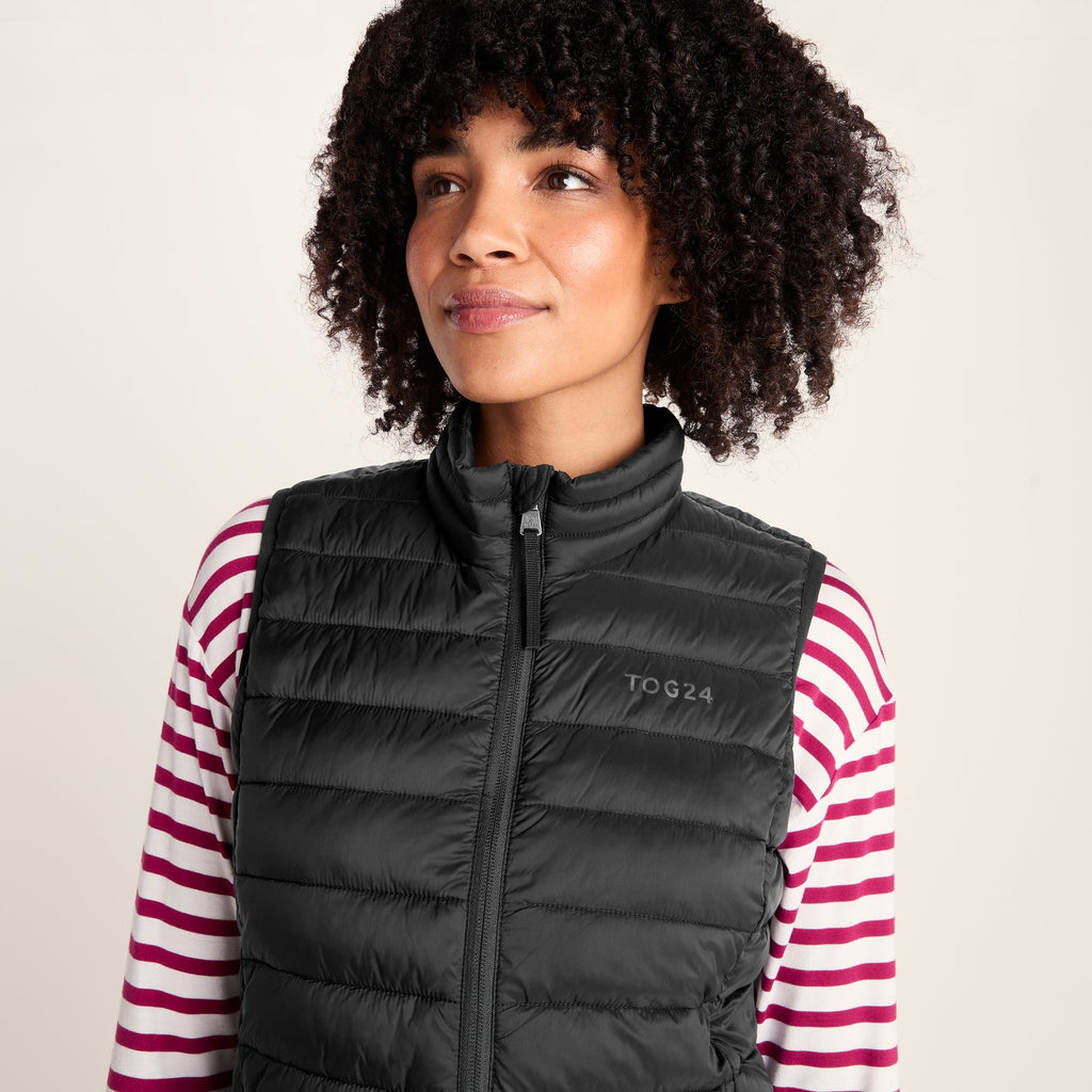 Gibson Womens Insulated Padded Gilet - Black - Image 5
