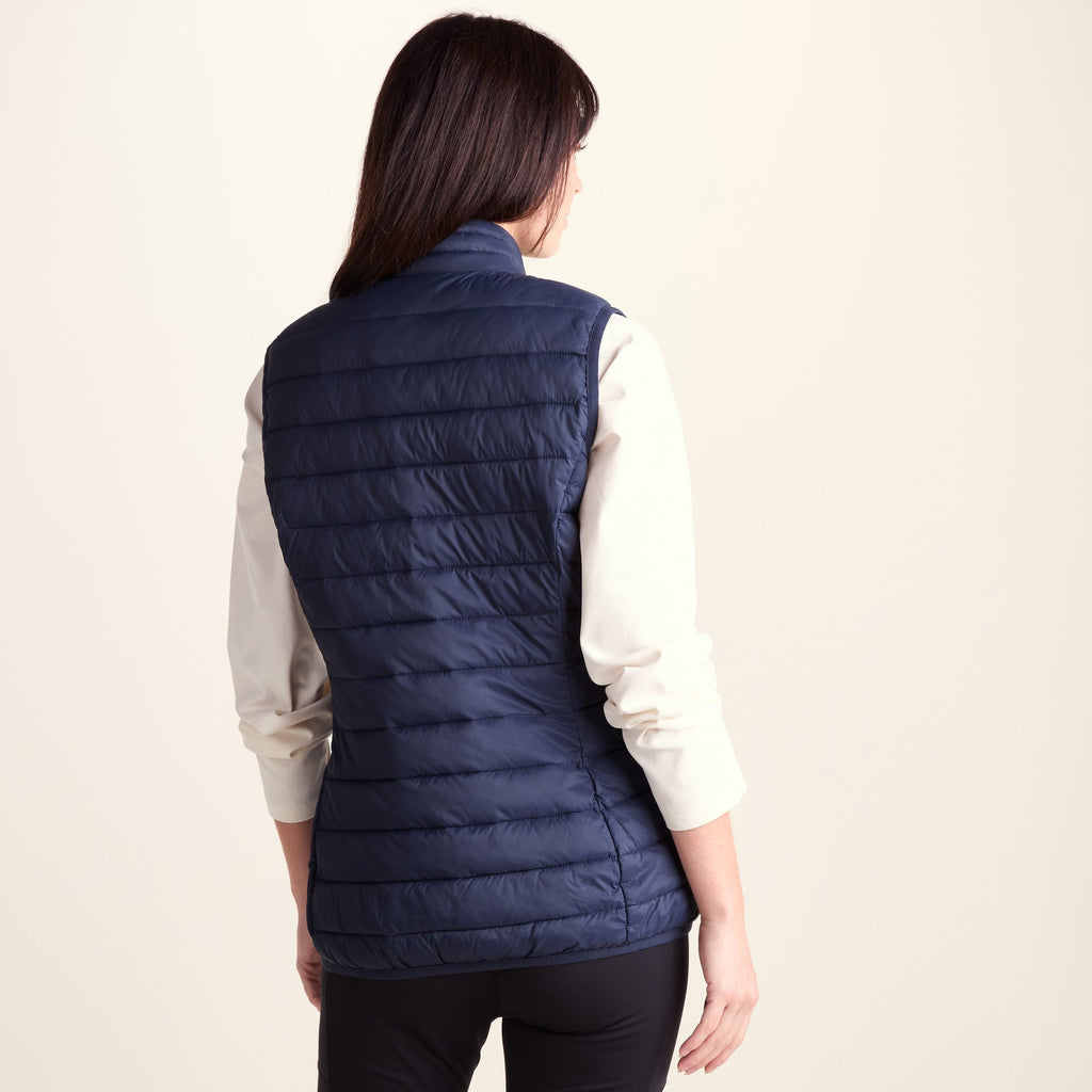 Gibson Womens Insulated Padded Gilet - Dark Indigo - Image 3