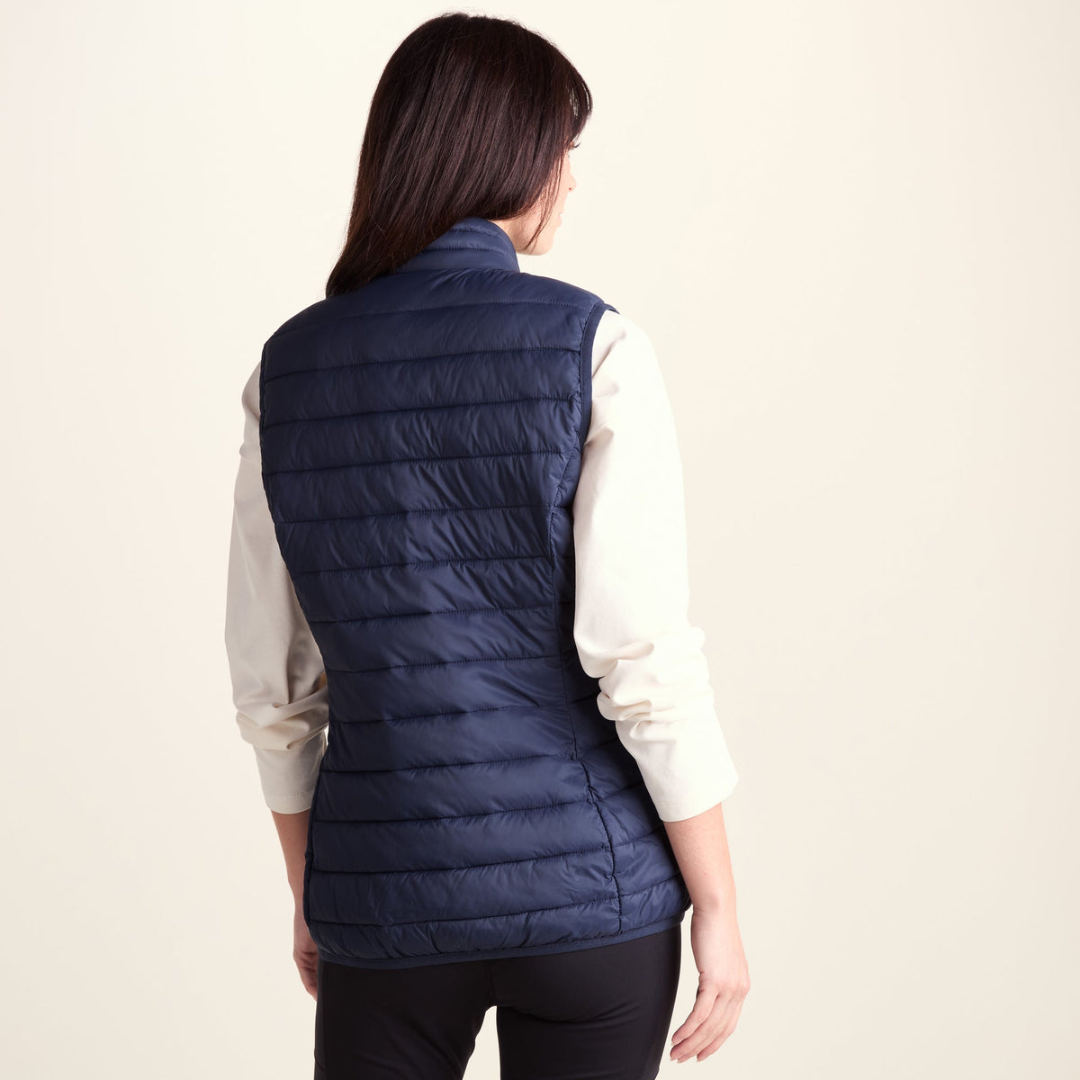 Gibson Womens Insulated Padded Gilet - Dark Indigo - Image 3