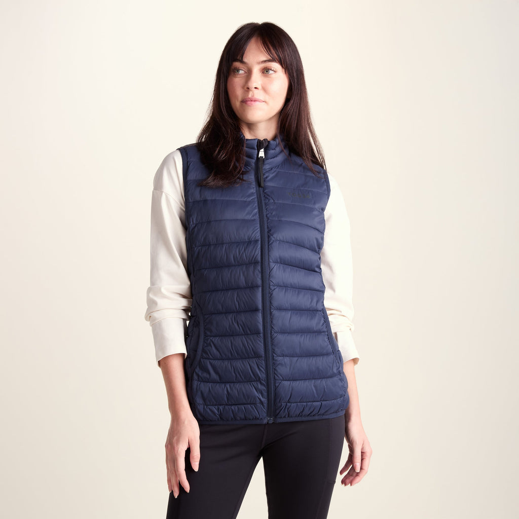 Gibson Womens Insulated Padded Gilet - Dark Indigo - Image 6