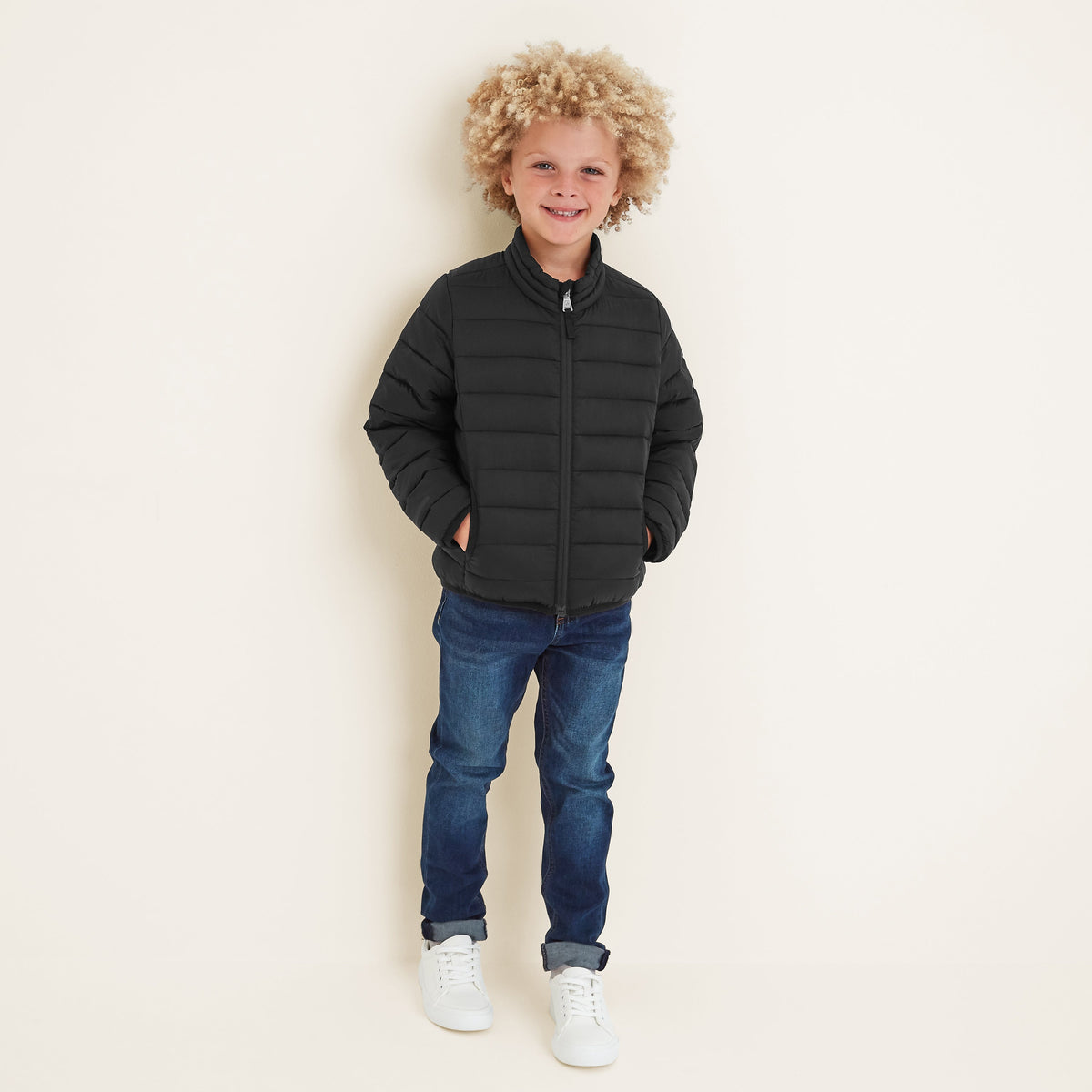 Gibson Kids Insulated Padded Jacket - Black - Image 2