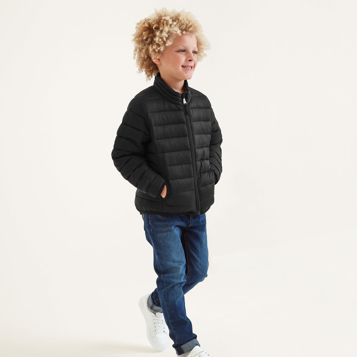 Gibson Kids Insulated Padded Jacket - Black - Image 3