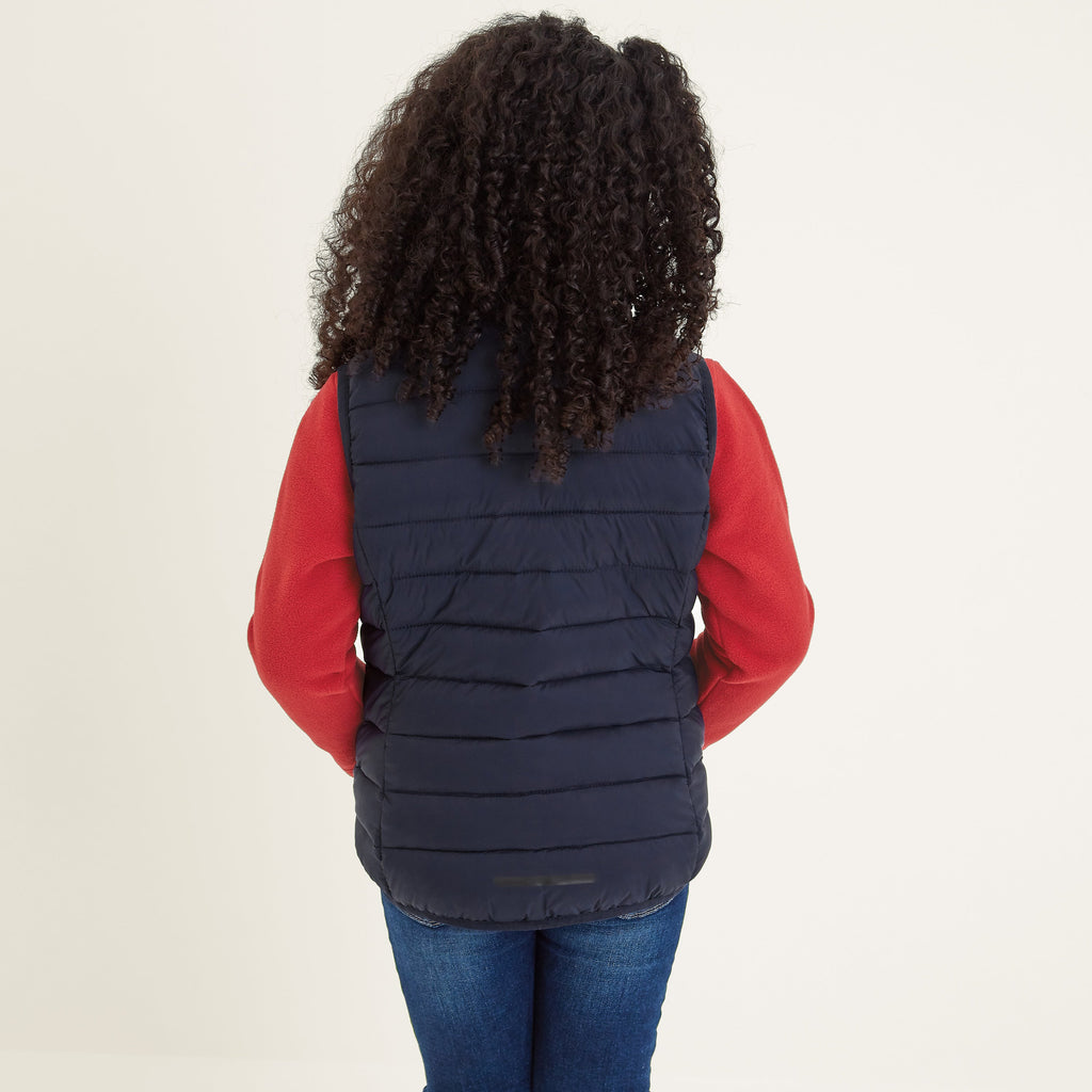 Gibson Kids Insulated Padded Gilet - Dark Indigo - Image 4