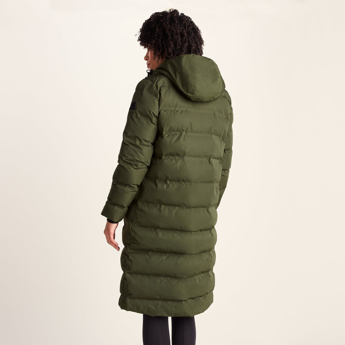 Glaston Womens Shower Resistant Insulated Parka - Dark Green - Image 4