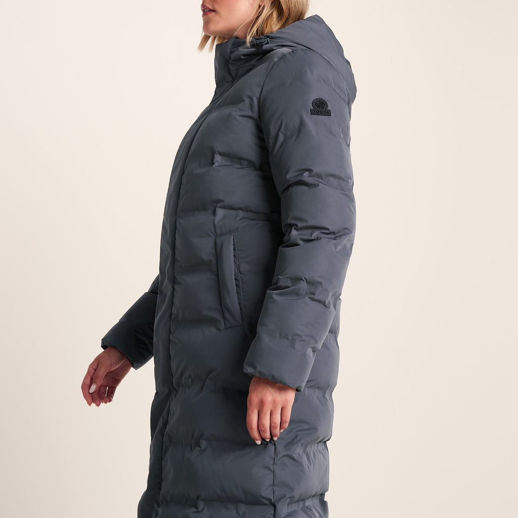 Glaston Womens Shower Resistant Insulated Parka - Washed Blue - Image 8