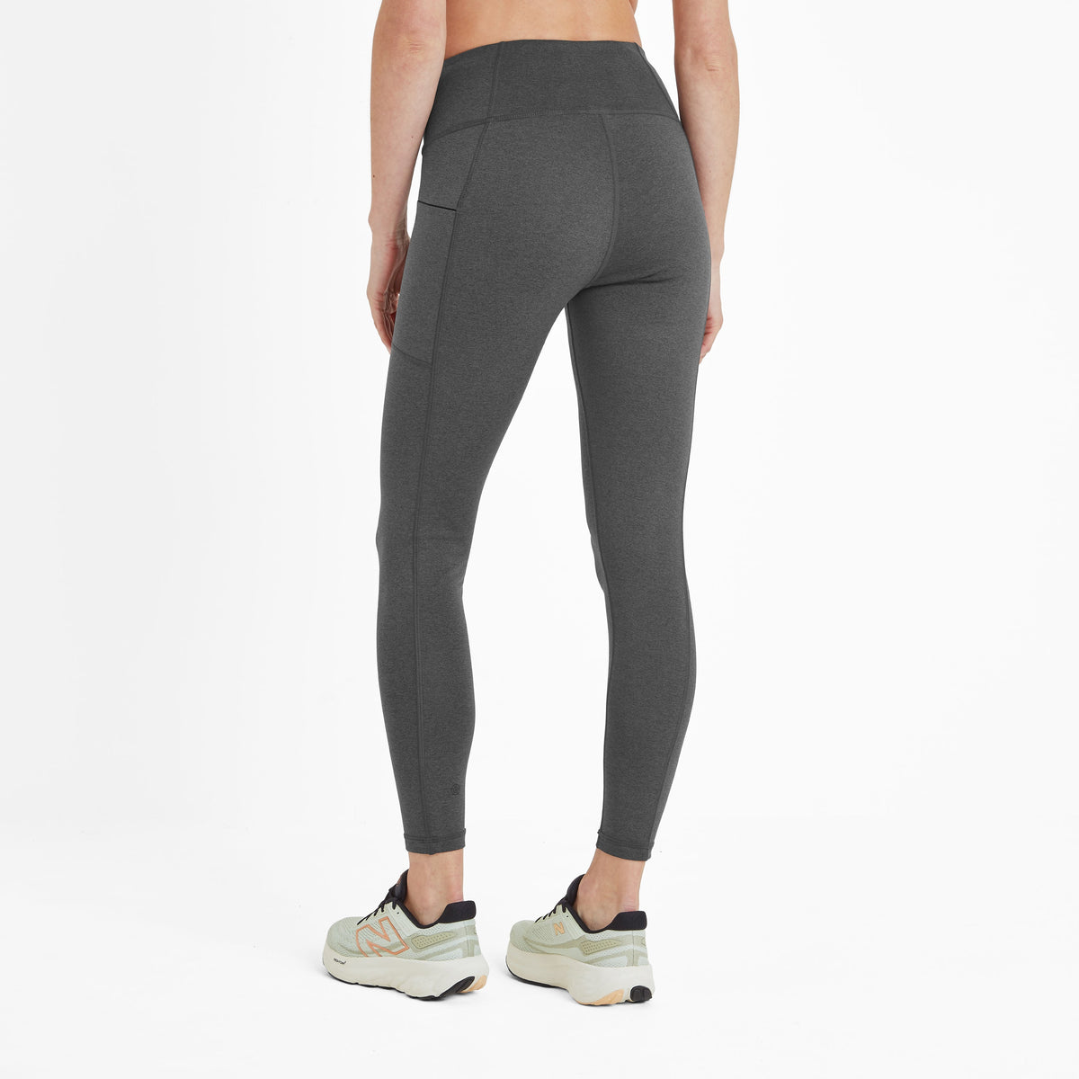 Haller Womens Performance Leggings - Dark Grey Marl - Image 4