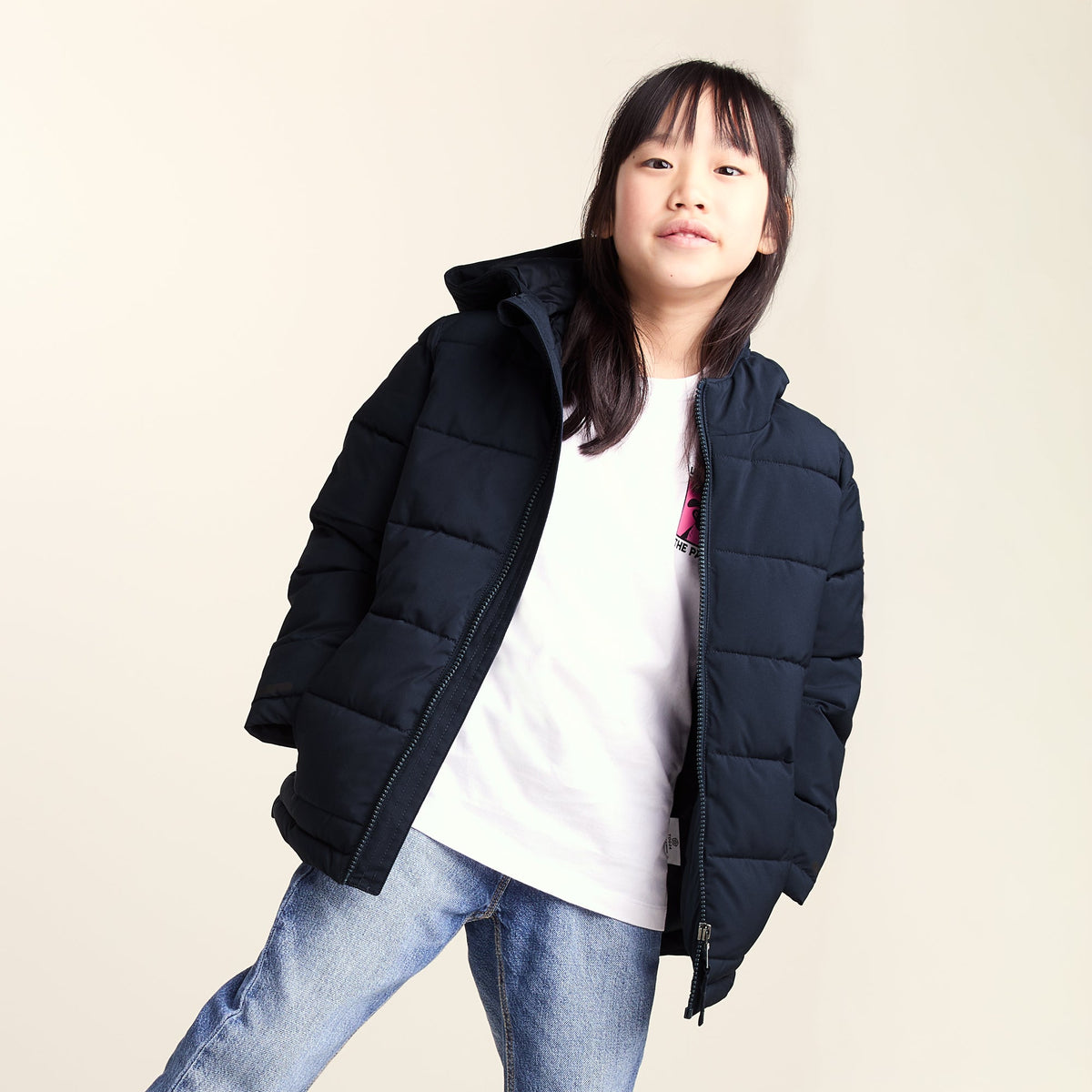 Harecroft Kids Padded Jacket - Dark Indigo - Image 6