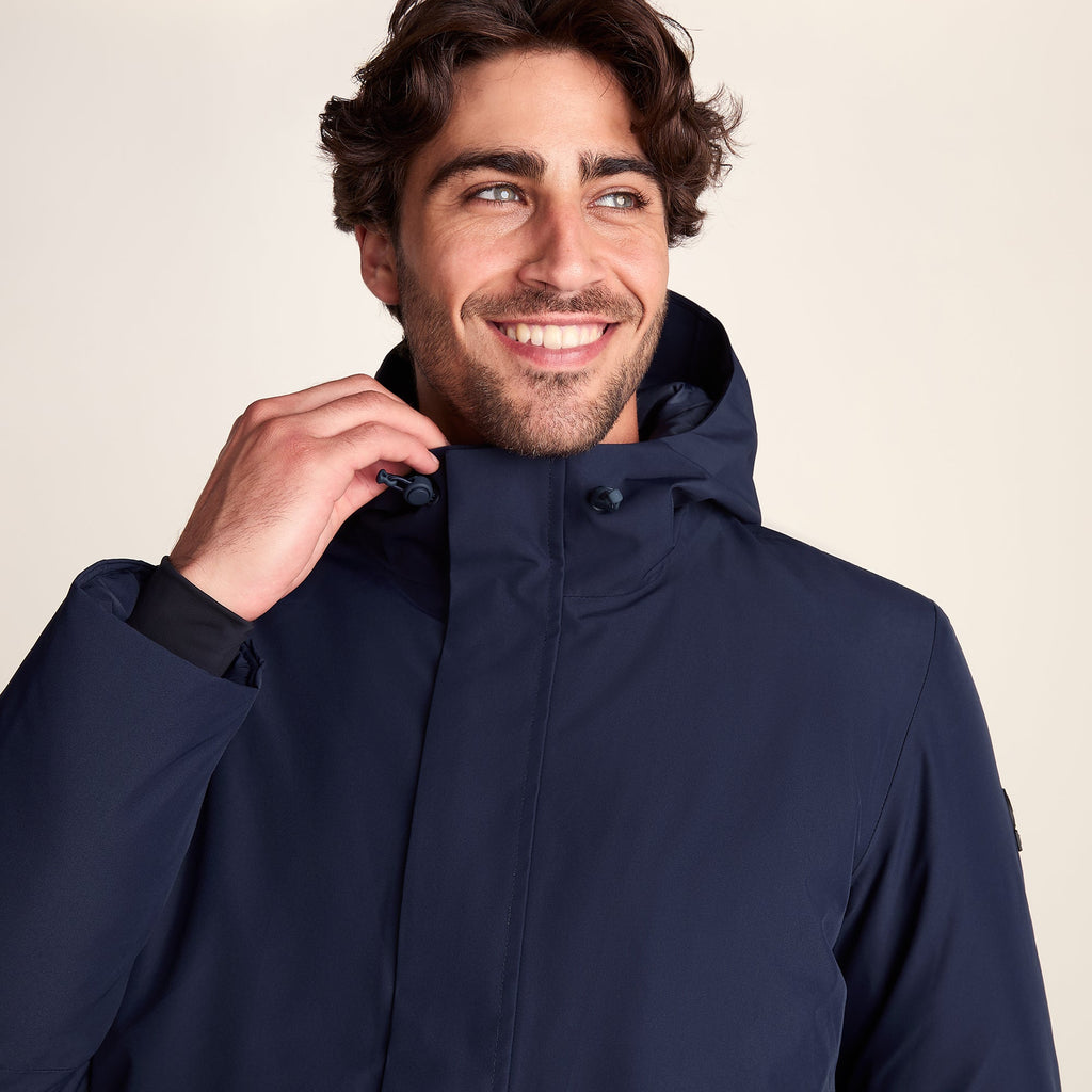 Harris Mens Waterproof Insulated Parka - Dark Marine - Image 5