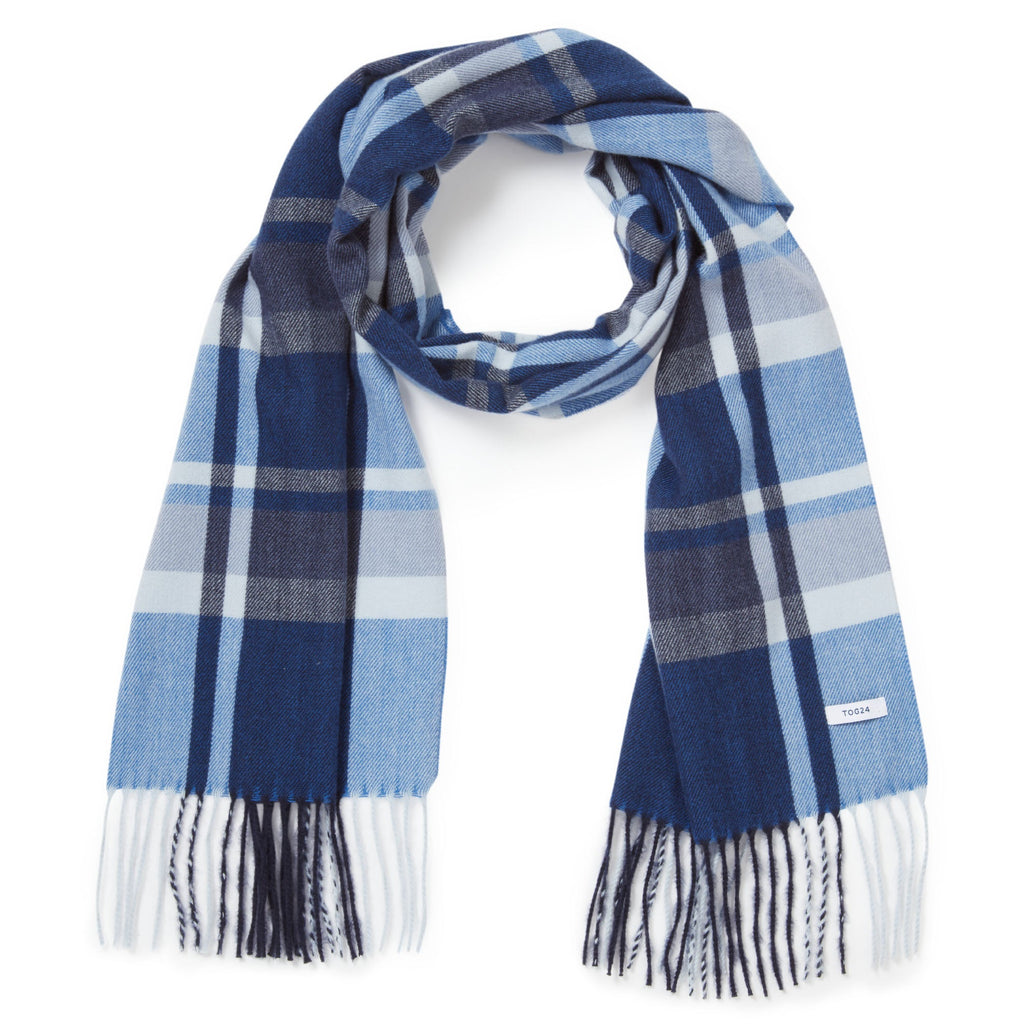 Hayner Woven Scarf - Aegean Blue - Image 2