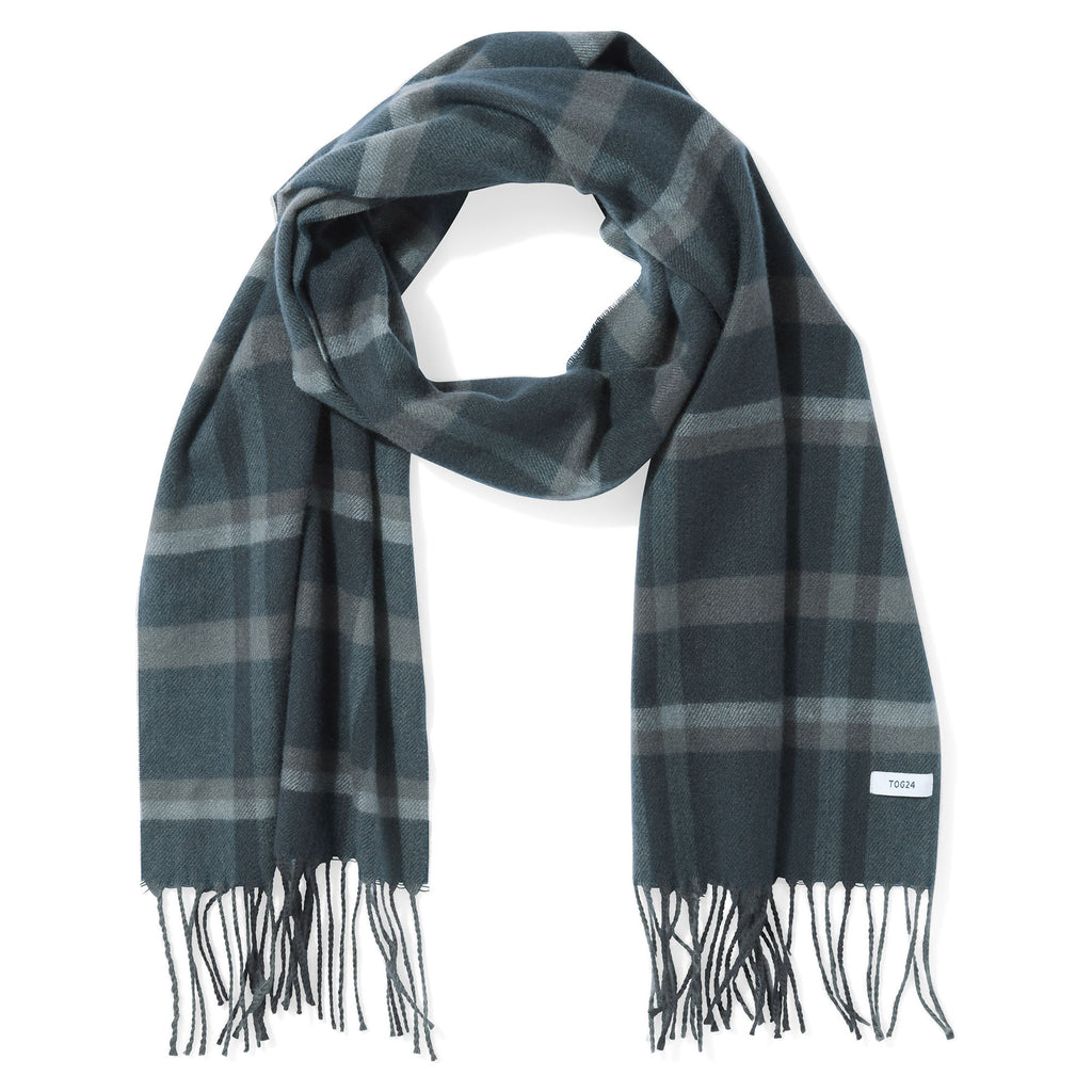 Hayner Woven Scarf - Dark Indigo - Image 5