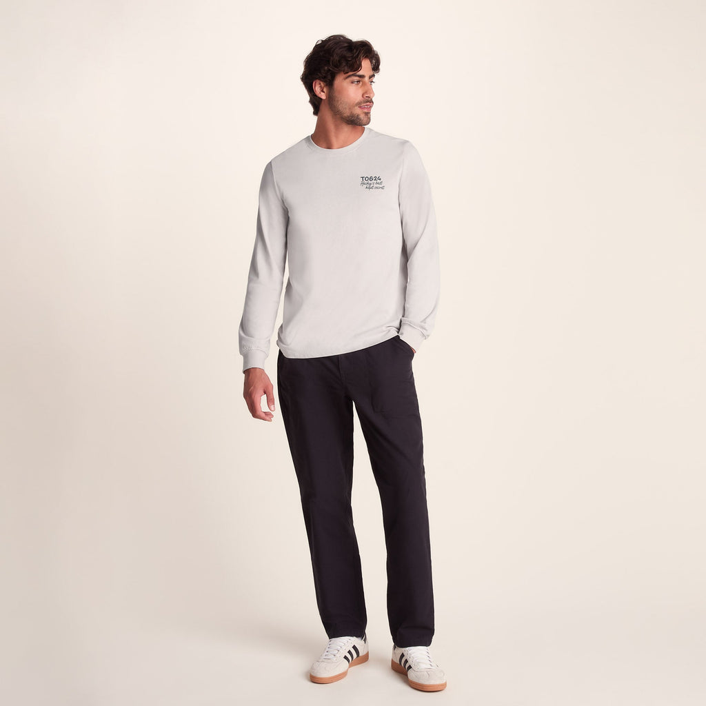 Hecky Mens Long Sleeve T-Shirt - Raincloud - Image 4