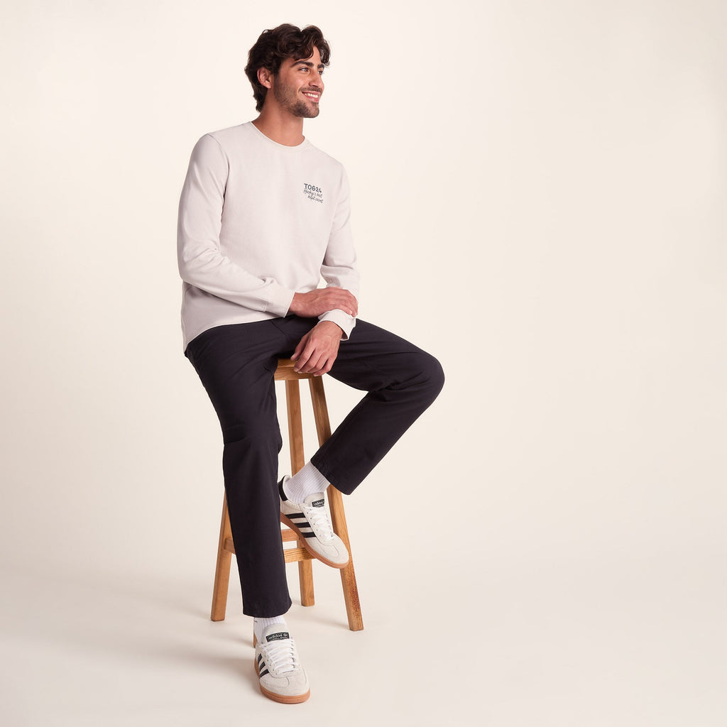 Hecky Mens Long Sleeve T-Shirt - Raincloud - Image 7