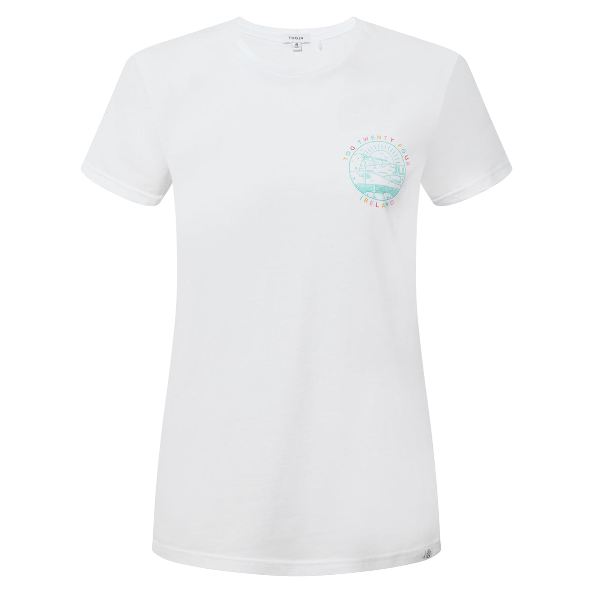 Ireland Womens 100% Cotton T-Shirt - Optic White - Image 4