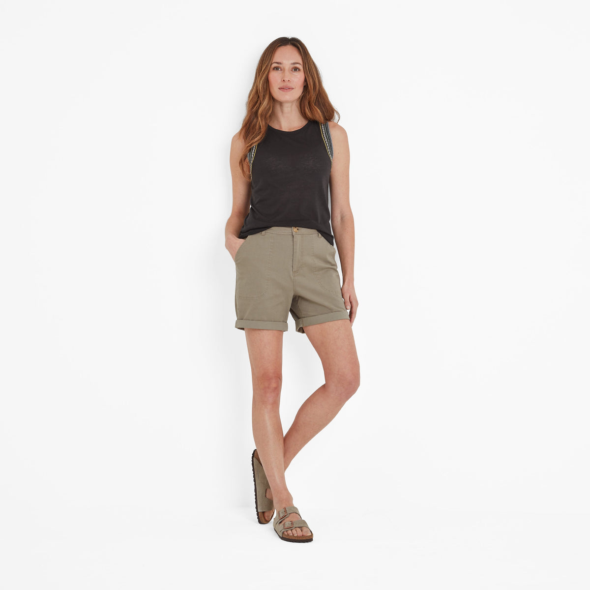 Iris Womens Vest - Washed Black - Image 4