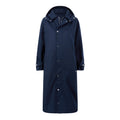 Jemima Womens Waterproof Longline Belted Trench Coat - Navy Melange - Image 18
