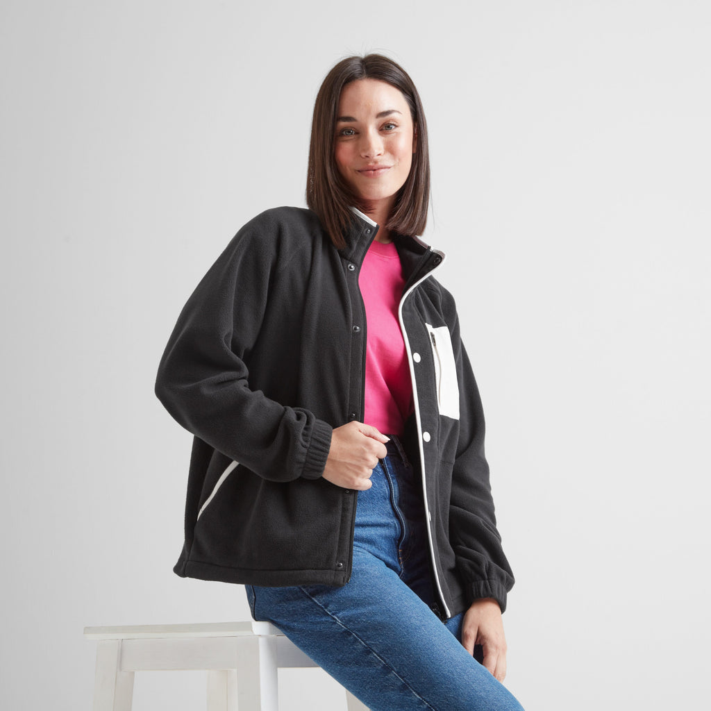 Kayford Womens Microfleece Jacket - Black - Image 4