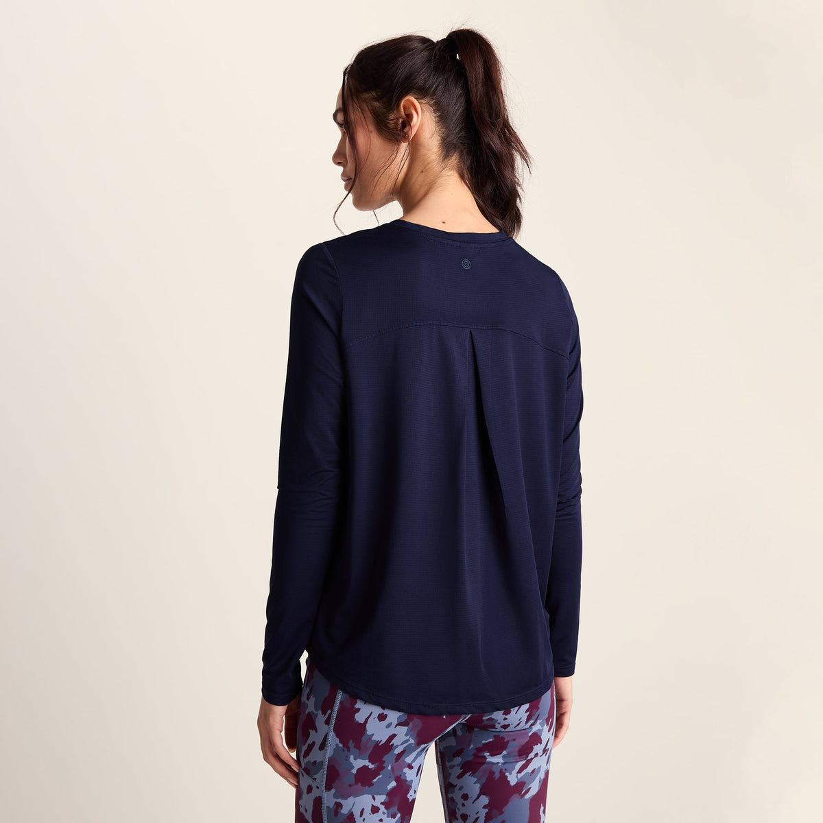 Kehlani Womens Long Sleeve Performance Top - Oxford Blue - Image 4