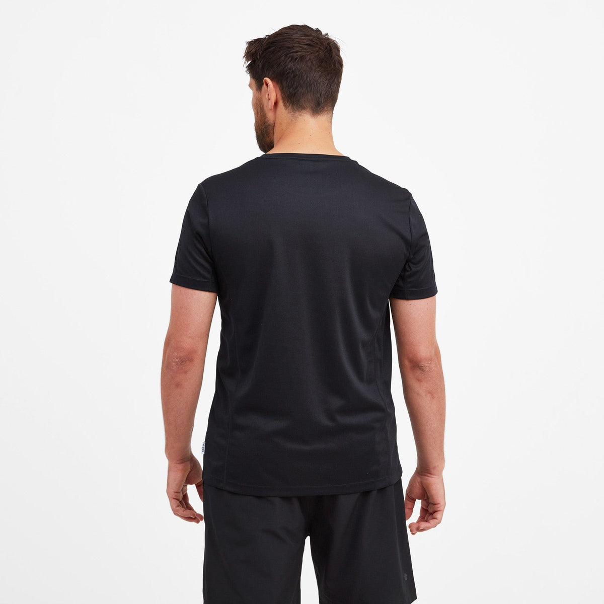 Kennedy Mens Tech T-Shirt - Black - Image 2