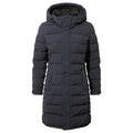 Kirkham Womens Long Shower Resistant Insulated Jacket - Dark Indigo - Image 9