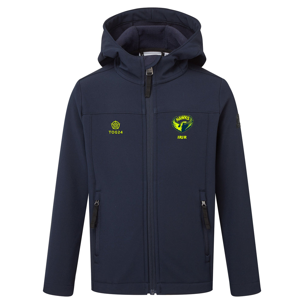 West Yorkshire Hawks Kids - Koroma Softshell Hooded Jacket Navy