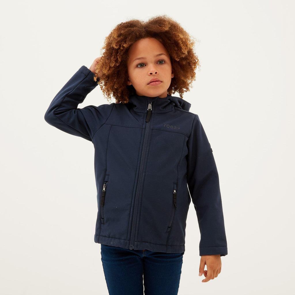 Koroma Kids Softshell Hooded Jacket - Navy - Image 2