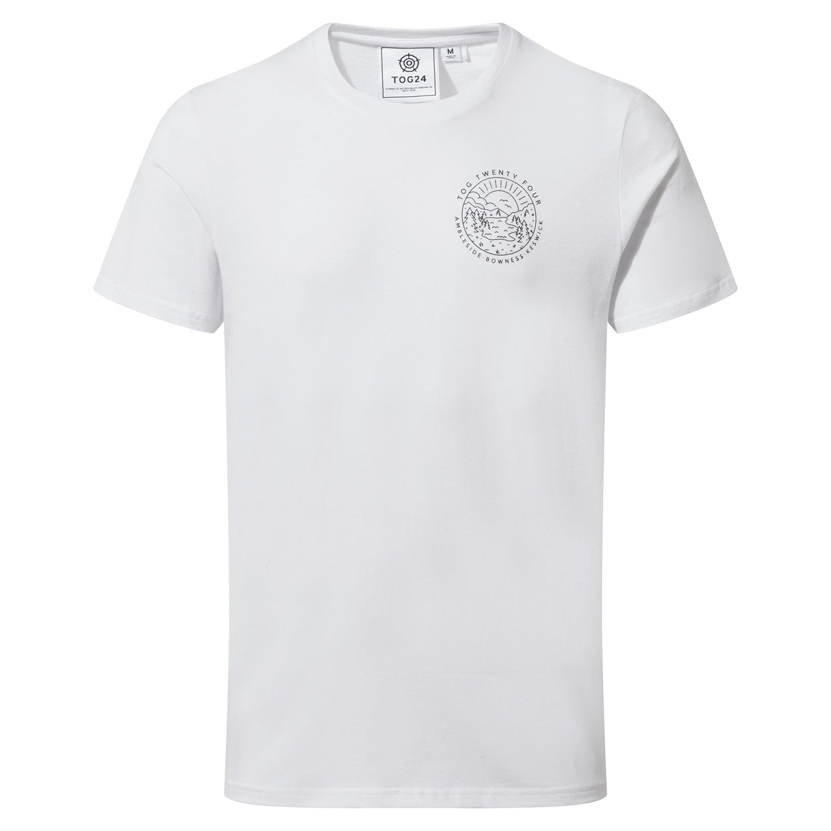 Lakes Mens 100% Cotton Supersoft T-Shirt - White - Image 4