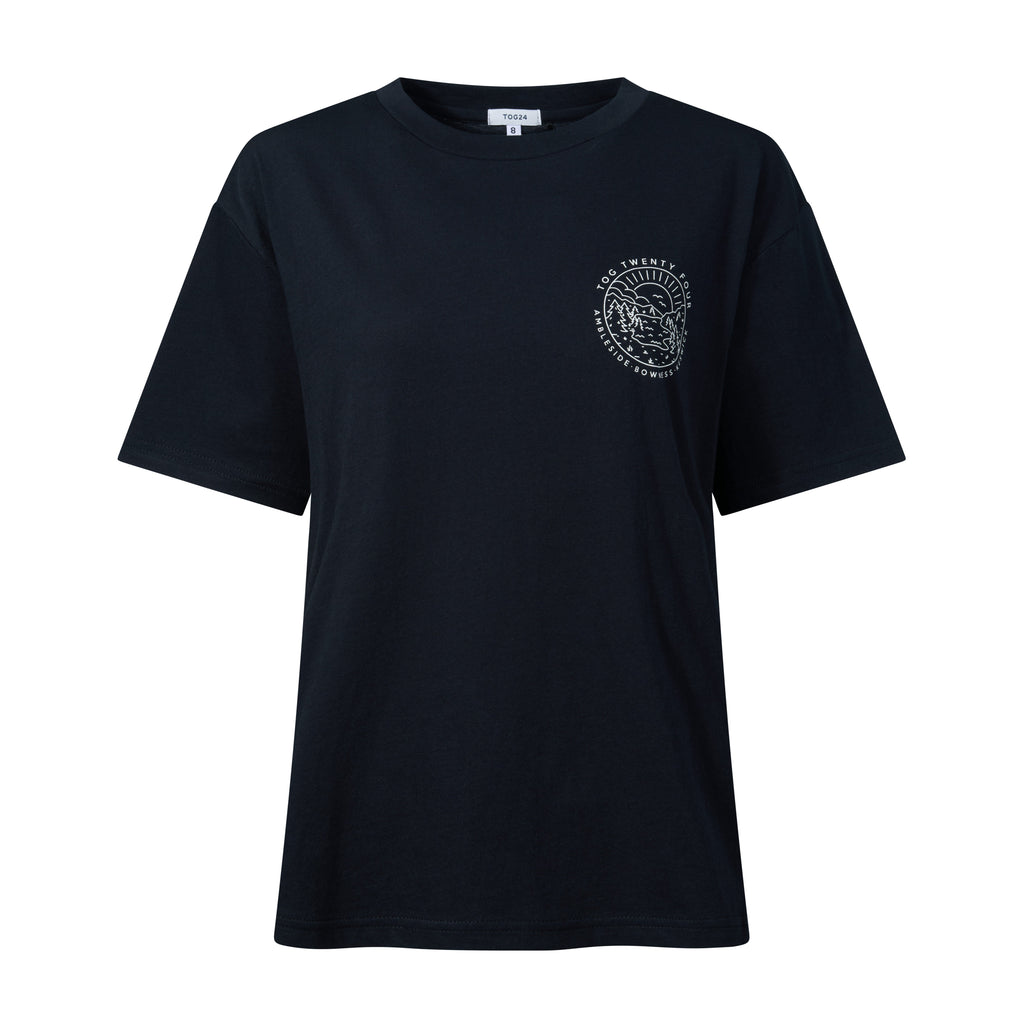 Lakeside Womens 100% Cotton Supersoft Relaxed Fit T-Shirt - Dark Indigo - Image 7