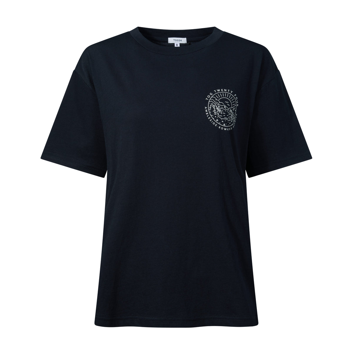 Lakeside Womens 100% Cotton Supersoft Relaxed Fit T-Shirt - Dark Indigo - Image 7