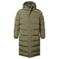 Langrick Mens Long Insulated Jacket - Khaki - Image 12