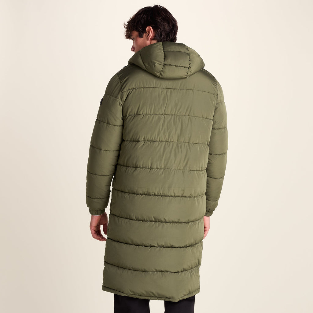 Langrick Mens Long Insulated Jacket - Khaki - Image 5