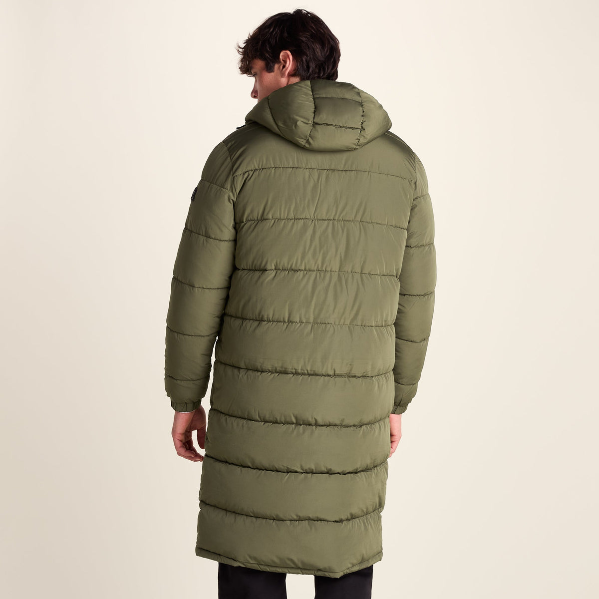 Langrick Mens Long Insulated Jacket - Khaki - Image 5