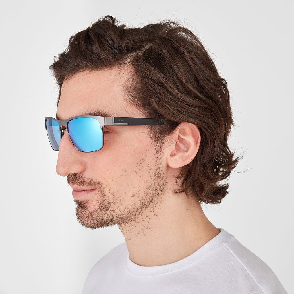 Langton Sunglasses - Black/Blue - Image 2