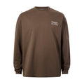 Lloyd Mens Premium Heavyweight 100% Cotton Jersey Top - Ash Brown - Image 7