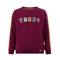 Lonk Shaun the Sheep Kids Supersoft Graphic Crew Neck Sweatshirt - Beetroot Red - Image 8
