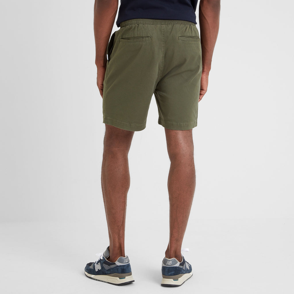Loredo Mens Cotton Blend Shorts - Forage Green - Image 4