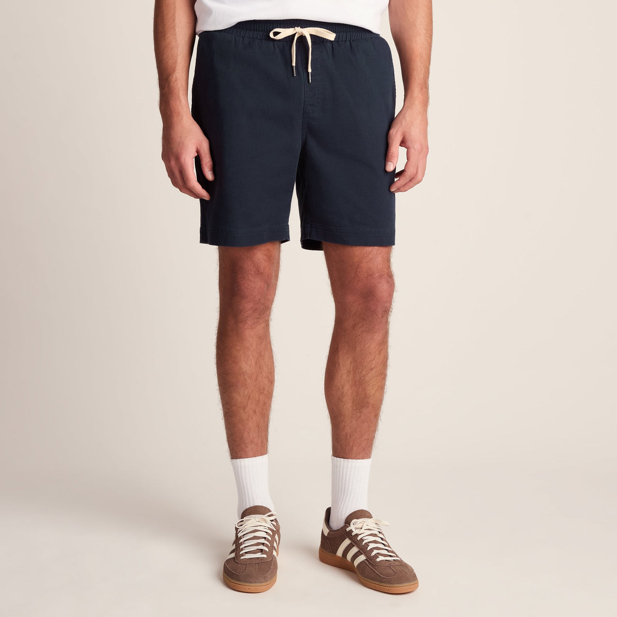 Loredo Mens Cotton Blend Shorts - Dark Indigo