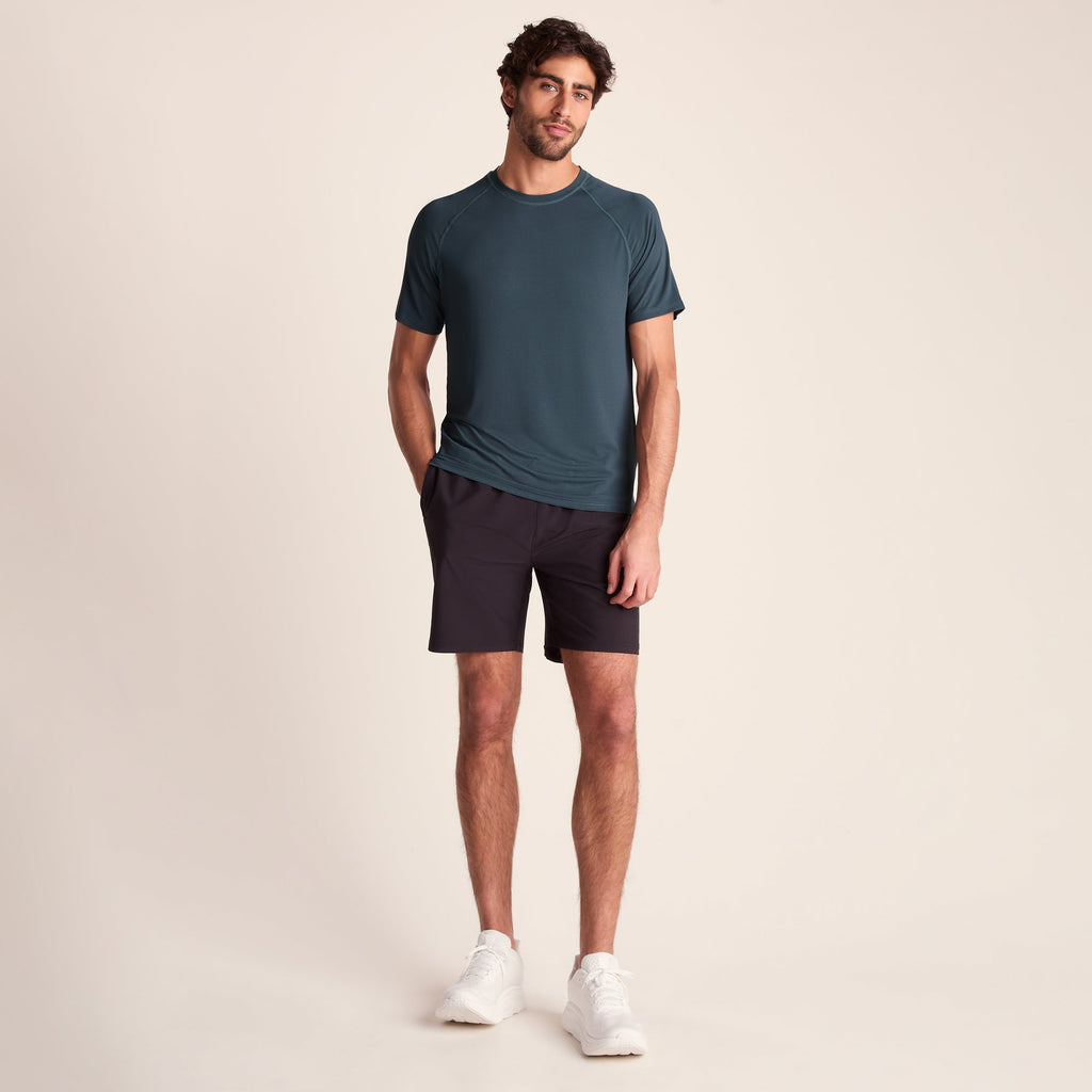 Maddox Mens Short Sleeve Performance T-Shirt - Aegean Teal - Image 3