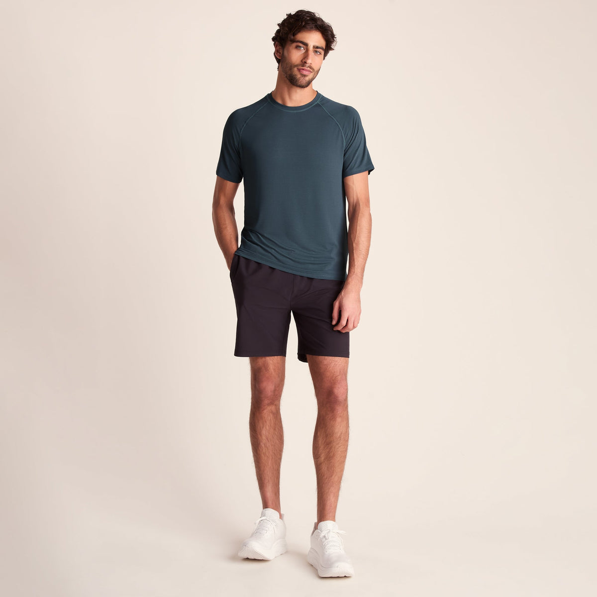 Maddox Mens Short Sleeve Performance T-Shirt - Aegean Teal - Image 3
