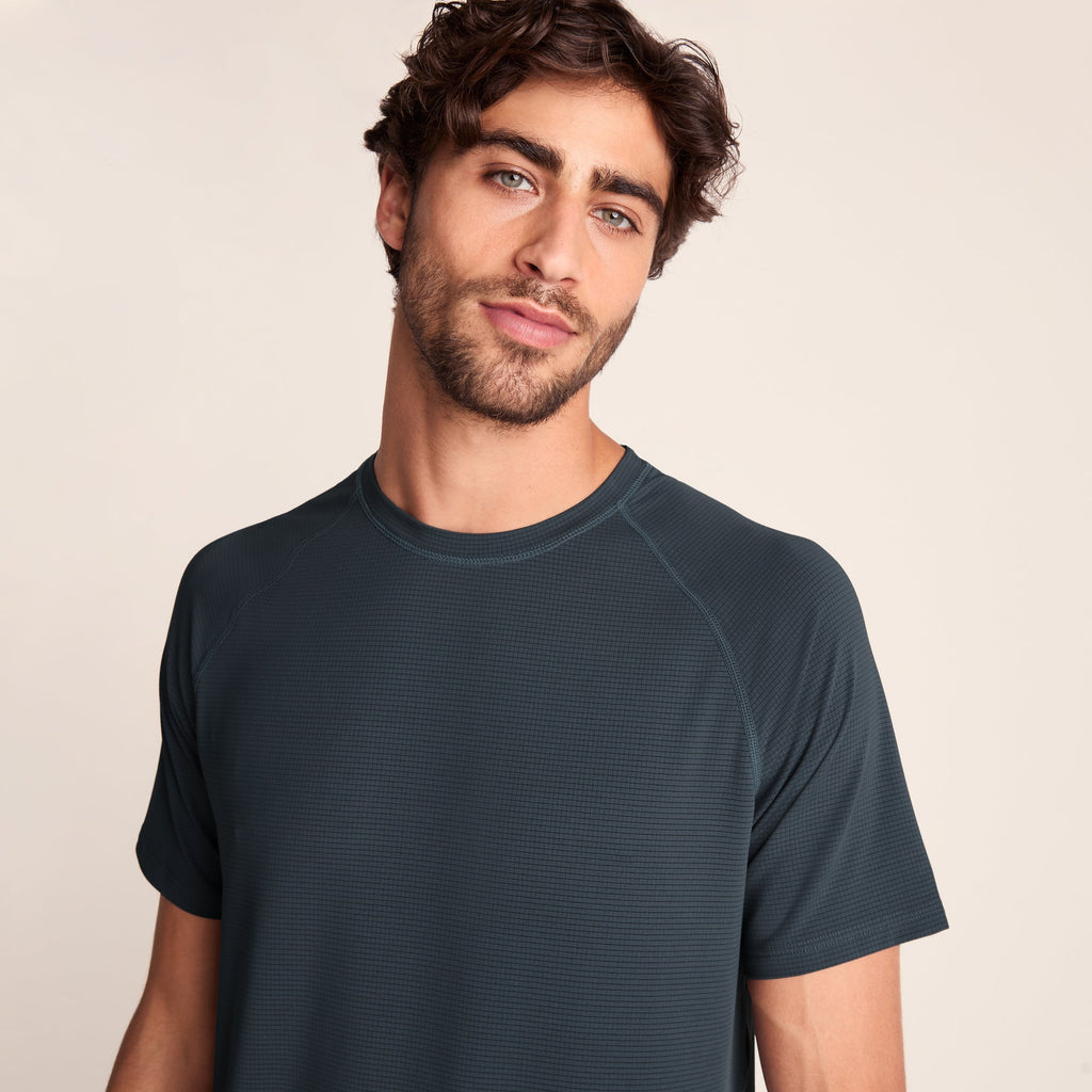 Maddox Mens Short Sleeve Performance T-Shirt - Aegean Teal - Image 4