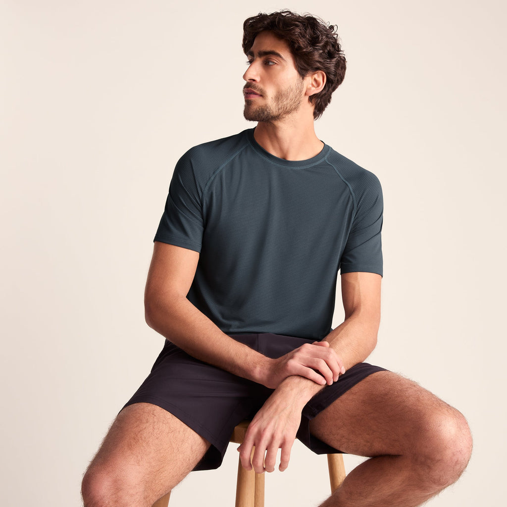 Maddox Mens Short Sleeve Performance T-Shirt - Aegean Teal - Image 6