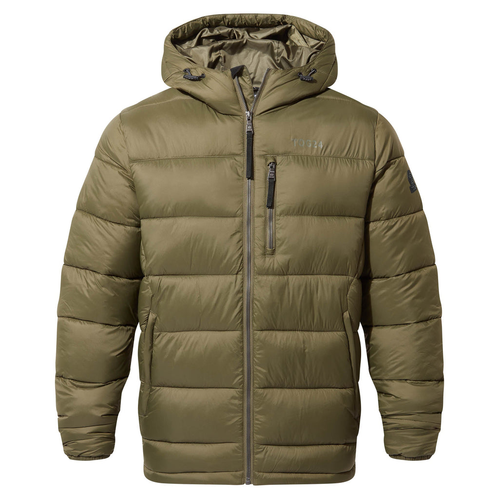 Maloney Mens Wind Resistant Insulated Jacket - Khaki - Image 7