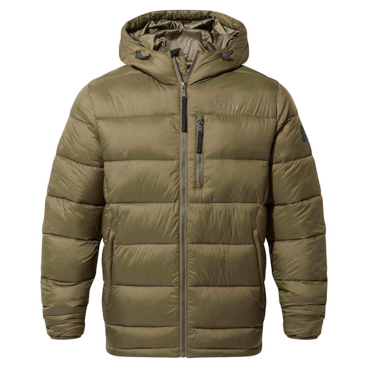 Maloney Mens Wind Resistant Insulated Jacket - Khaki - Image 7