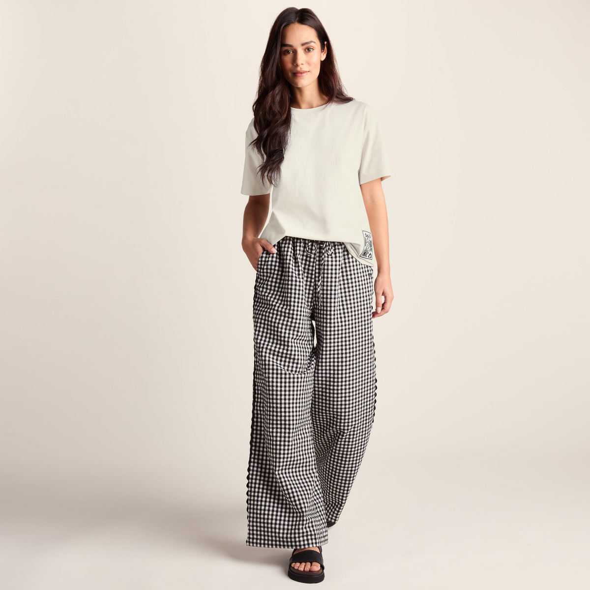 Margot Womens Supersoft Premium Relaxed Fit T-Shirt - Vanilla - Image 3