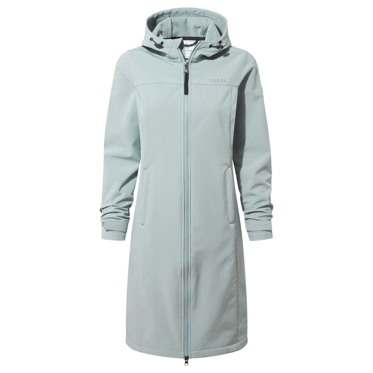 Marina Womens Long Water Resistant Softshell Jacket - Misty Grey - Image 8