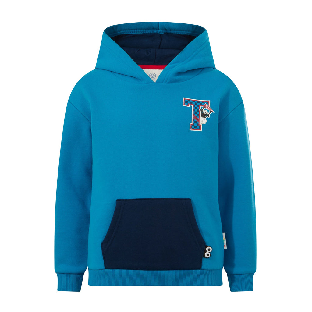 Masham Shaun the Sheep Kids Supersoft Overhead Hoodie - Bondi Blue - Image 11