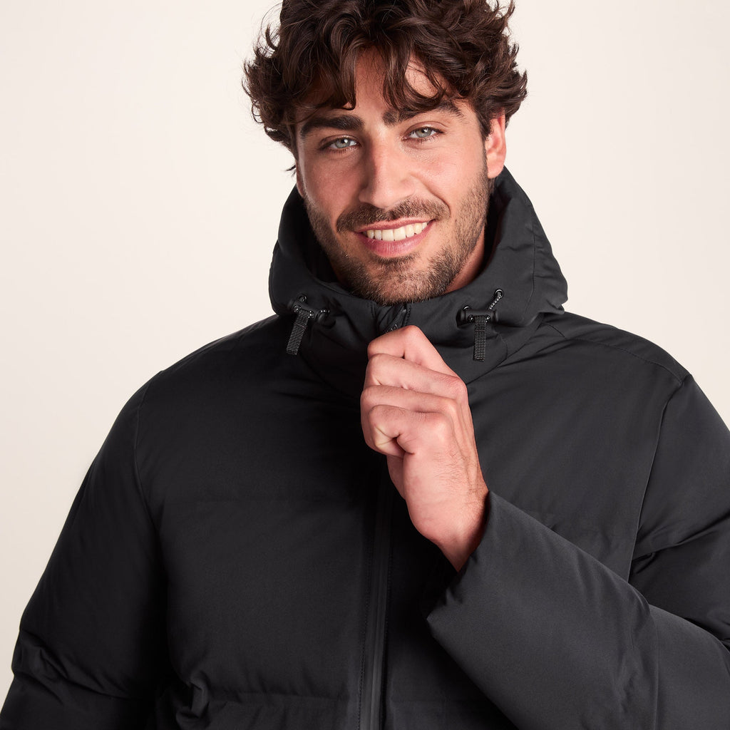 Menka Mens Shower Resistant Insulated Jacket - Black - Image 5