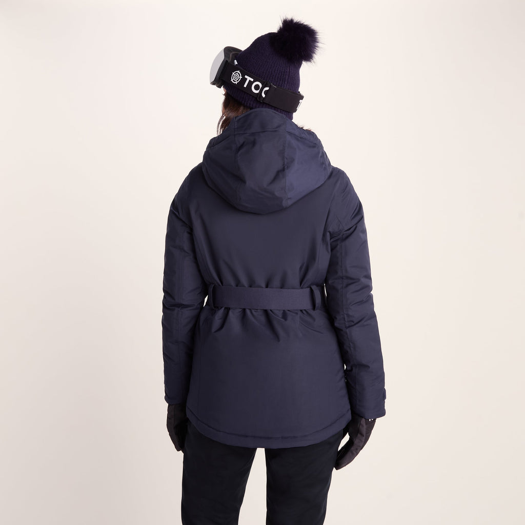 Meribel Womens Performance Waterproof Ski Jacket - Oxford Blue - Image 4