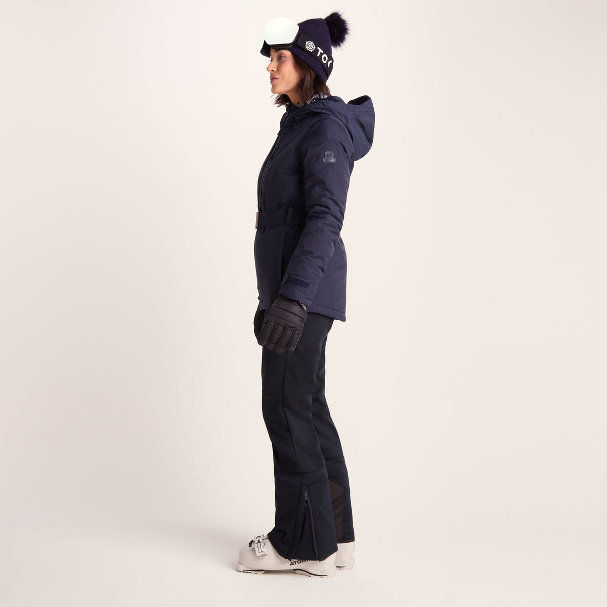 Meribel Womens Performance Waterproof Ski Jacket - Oxford Blue - Image 7